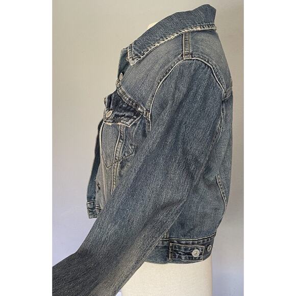 VTG Levi’s Denim Jacket Women’s Sz MED Blue Authentic Levi Strauss San Fran, CA - Picture 7 of 10